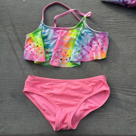 Colorful Star Print Bikini Set - Picture 3 of 7